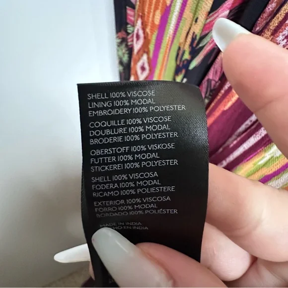 Anthropologie Embroidered Flowy Maxi Dress - Picture 8 of 8